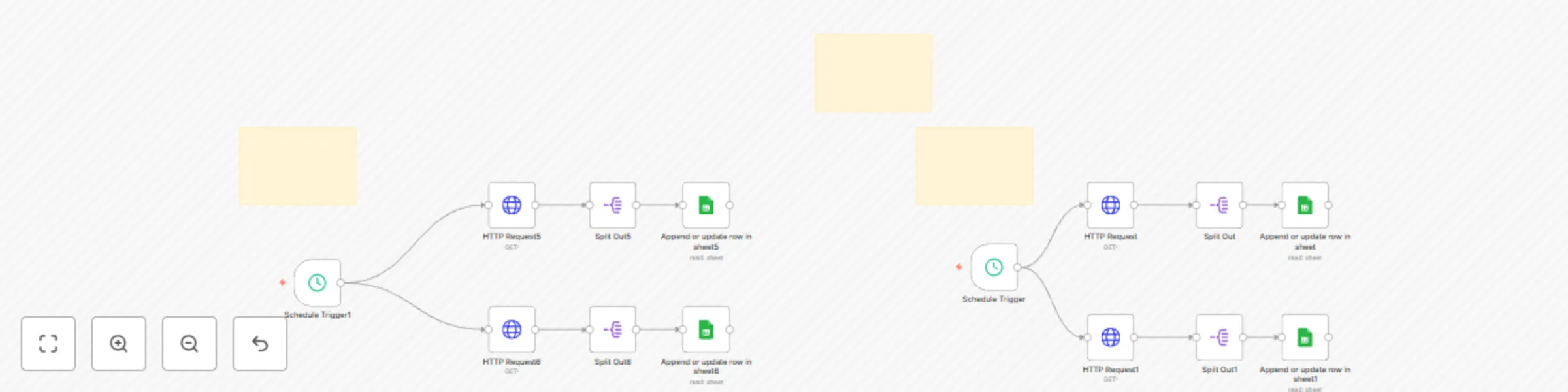 Workflow preview: Smartlead email campaign analytics dashboard with Google Sheets integration