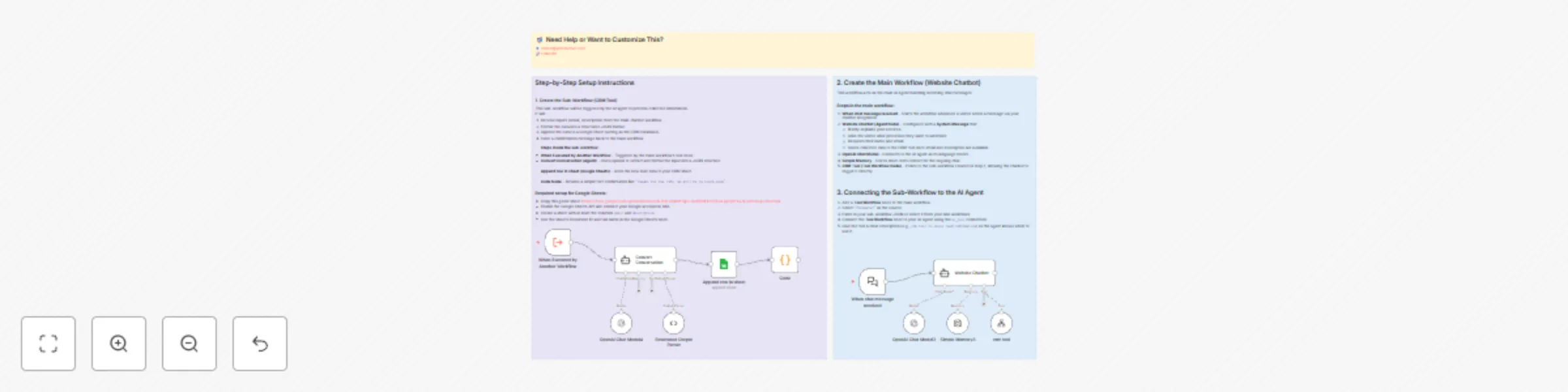 AI website chatbot with CRM lead collection using GPT and Google Sheets preview