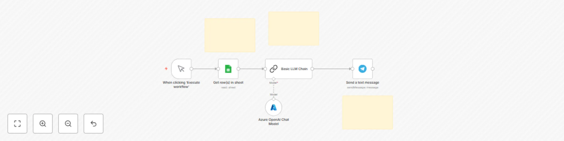 Generate sales reports from Google Sheets with Azure OpenAI and Telegram preview