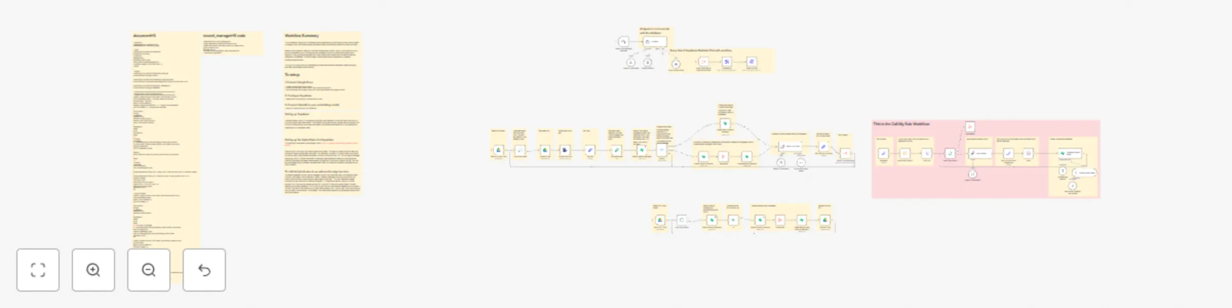 Workflow preview: Google Drive to Supabase contextual vector database sync for RAG applications