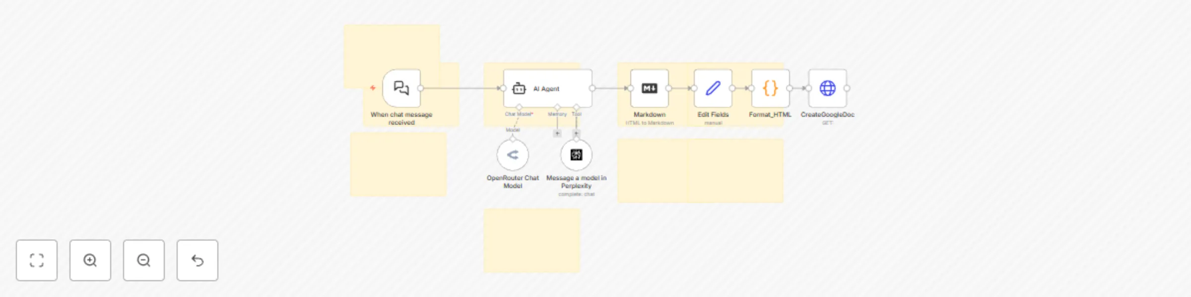 Workflow preview: Financial reporting AI: concise SEC 10-K/10-Q briefs via OpenRouter + Perplexity