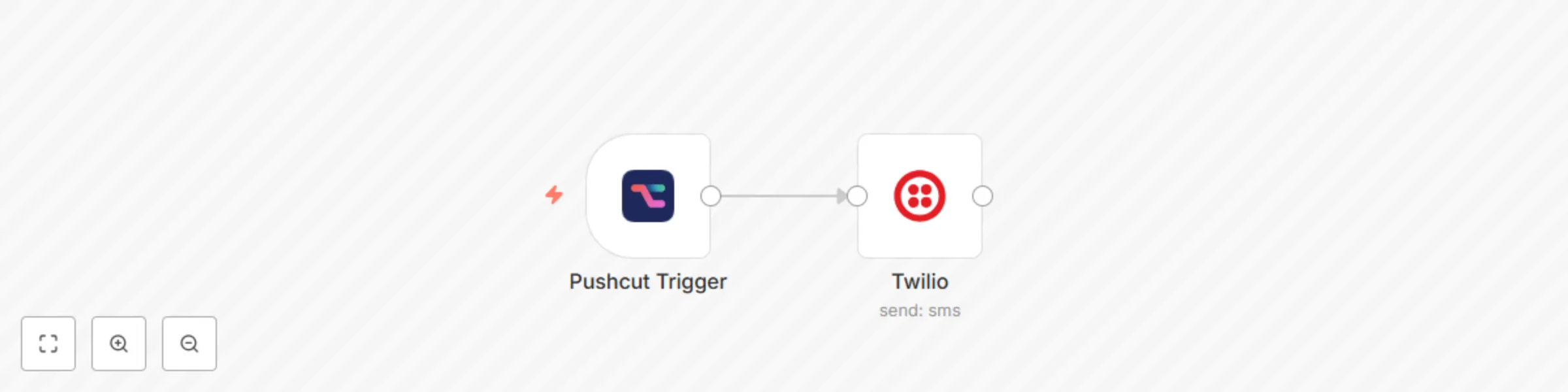 Send an SMS to a number whenever you go out preview