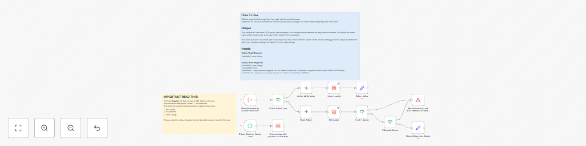 Workflow preview: Create a simple data caching system with no external dependencies