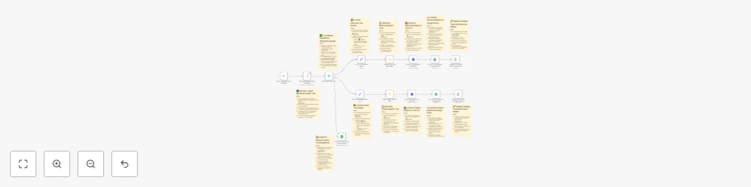 Workflow preview: Automated workflow test runner with Google Drive, Sheets & ClickUp result logging