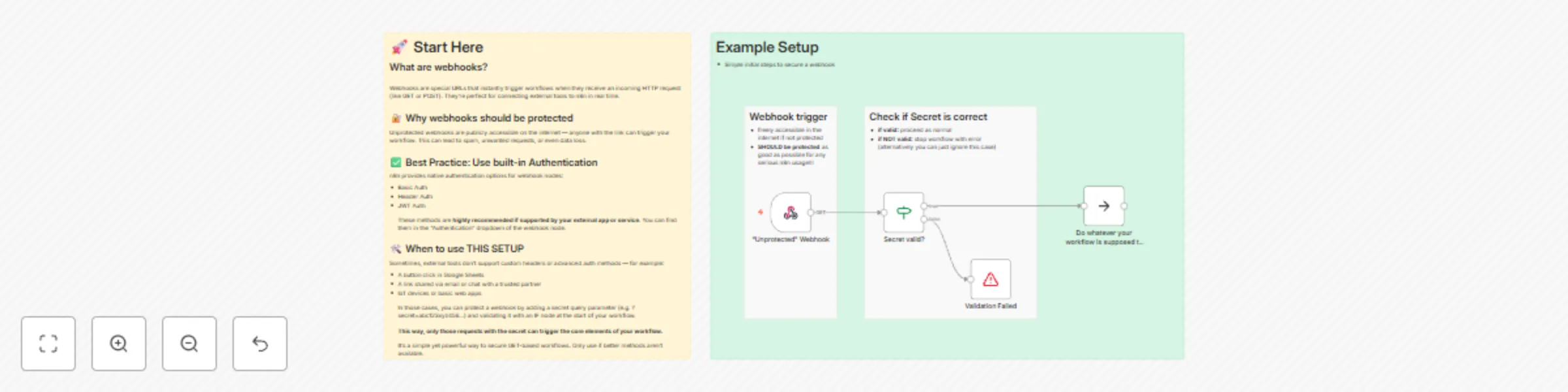 Workflow preview: Secure GET webhooks with query parameter validation for limited authentication cases